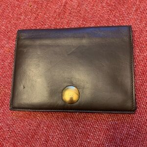Celine Paris Brown Leather Wallet